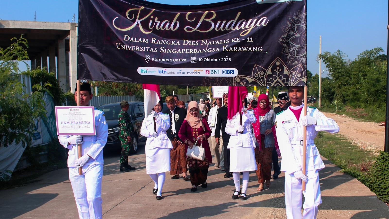 Thumbnail artikel Semarak Kirab Budaya: Tutup Rangkaian Dies Natalis ke-11 Unsika