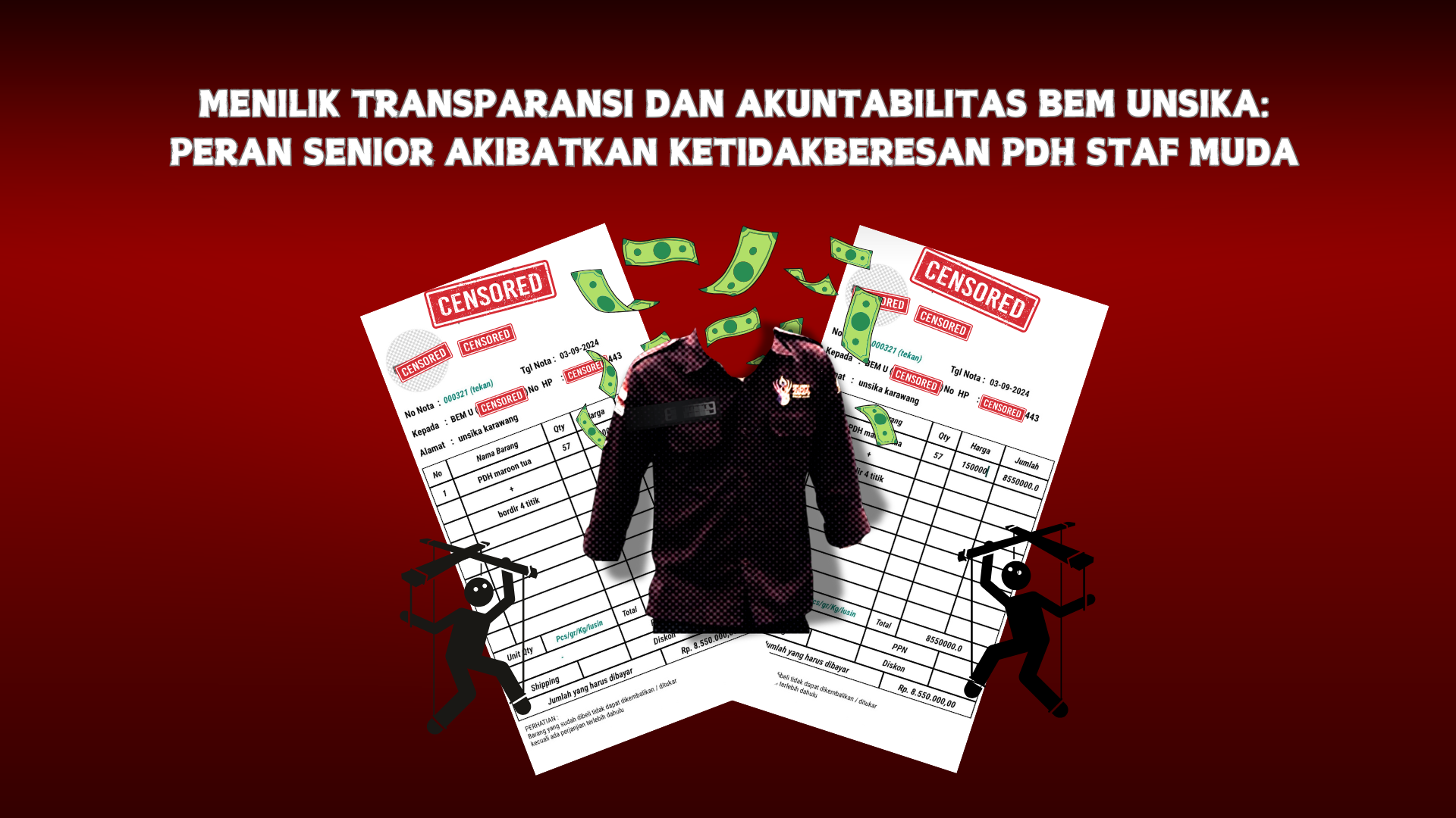 Thumbnail artikel Menilik Transparansi dan Akuntabilitas BEM Unsika: Peran Senior Akibatkan Ketidakberesan PDH Staf Muda