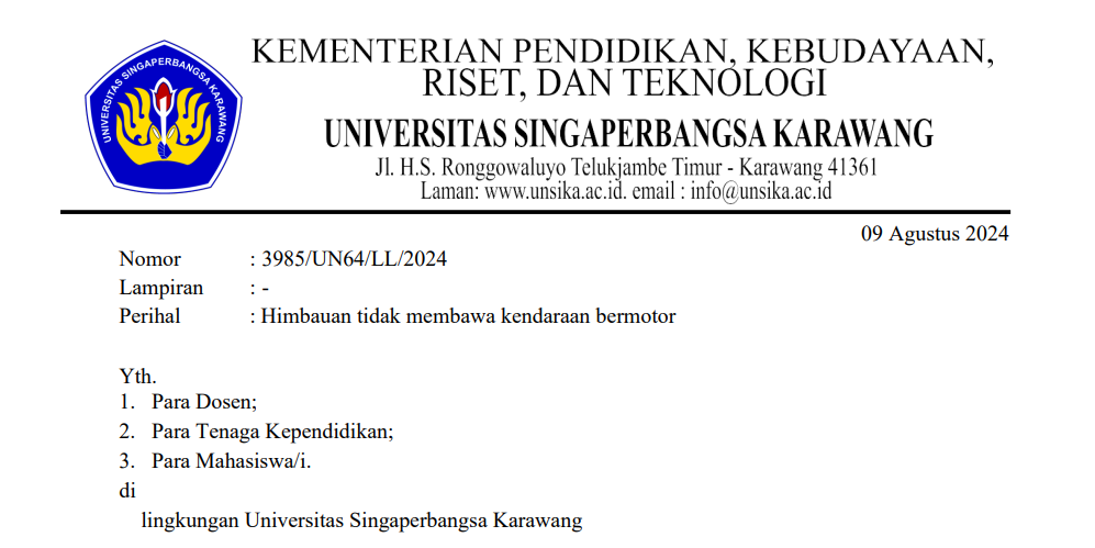 Thumbnail artikel Mahasiswa Keluhkan Akses Parkir Akibat Perbaikan Jalan di Unsika