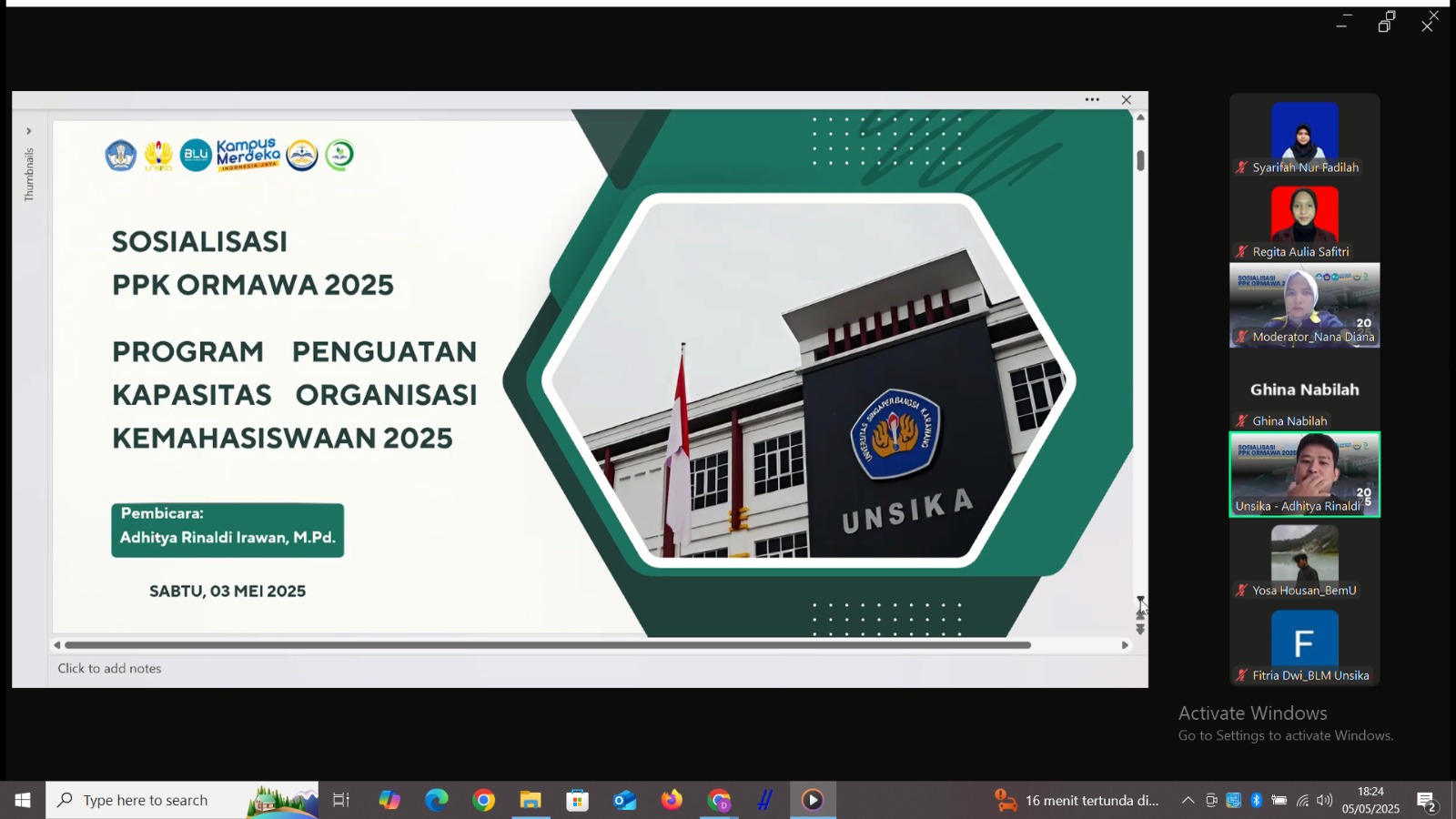 Thumbnail artikel Tingkatkan Kapasitas Ormawa Melalui Pengabdian Masyarakat: UKM SRC Adakan Sosialisasi PPKO 2025